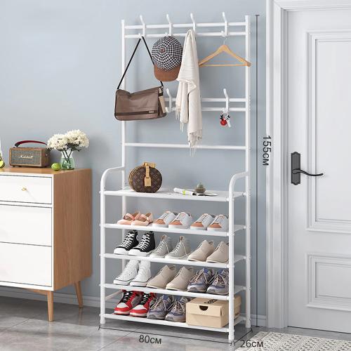 Вешалка Стеллаж 80*26*155 см 5 полок / FTR-576/уп 16/