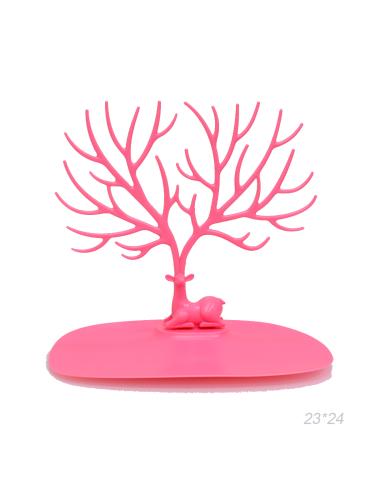 Подставка для украшений 23х24 см / 2373P /уп 100/розовая