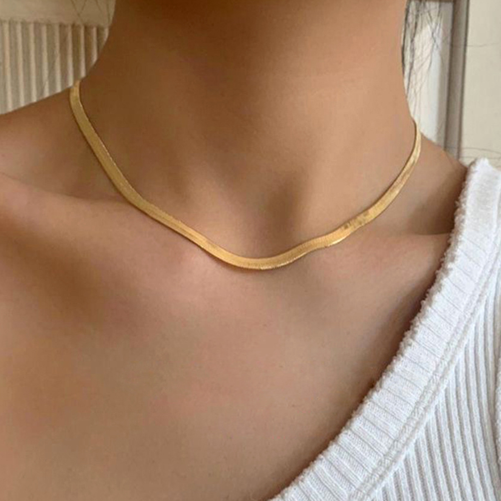 Чокер 40 см / P-576G /уп 36/золото