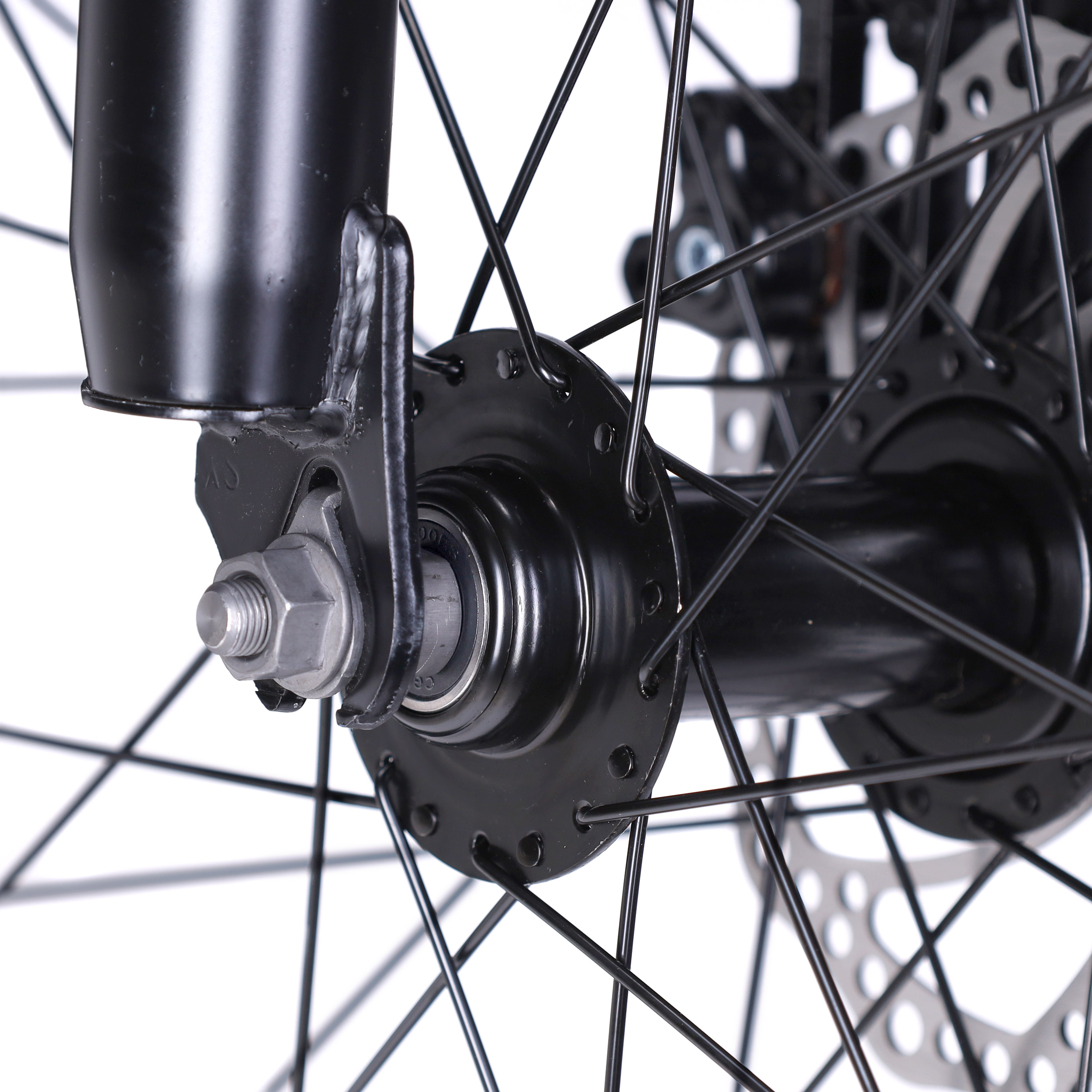 Велосипед фэт-байк 26"x4" рама 19" COMIRON CHUBBY, 1*10sp L-TWOO, 34T, CASSETE 11-42T, SUSPENSION, чёрно-серый mustang