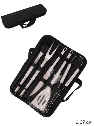 Набор для барбекю 5 предметов в чехле / FG-57 /уп 12/