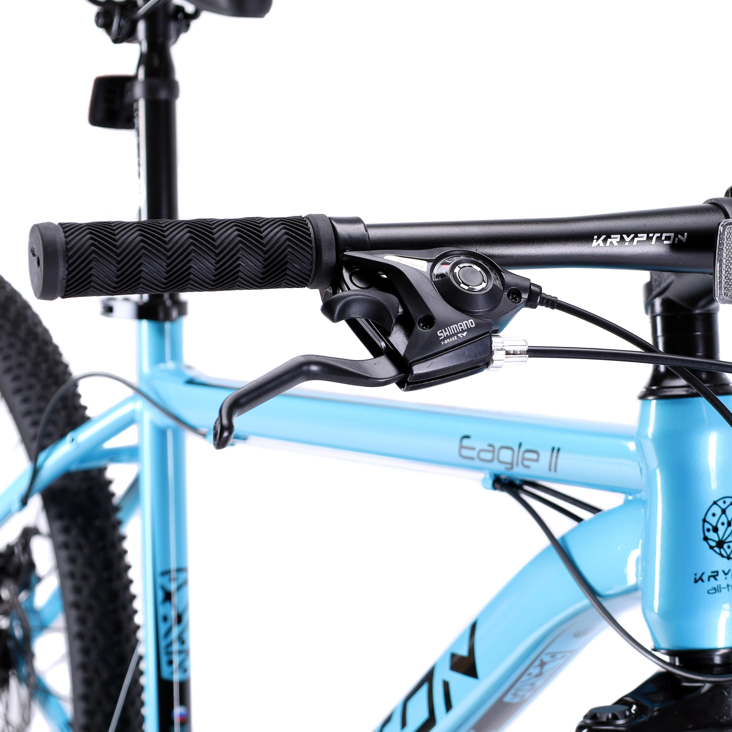 Велосипед 27.5" рама 19" 21sp KRYPTON EAGLE II сине-чёрный river blue