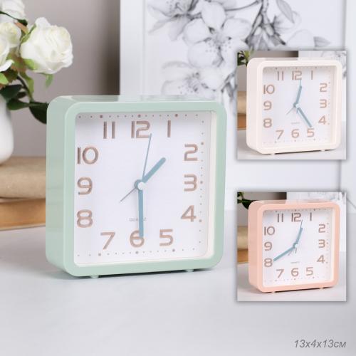 Будильник 13х4х13 см / 66283 /уп 120/ 