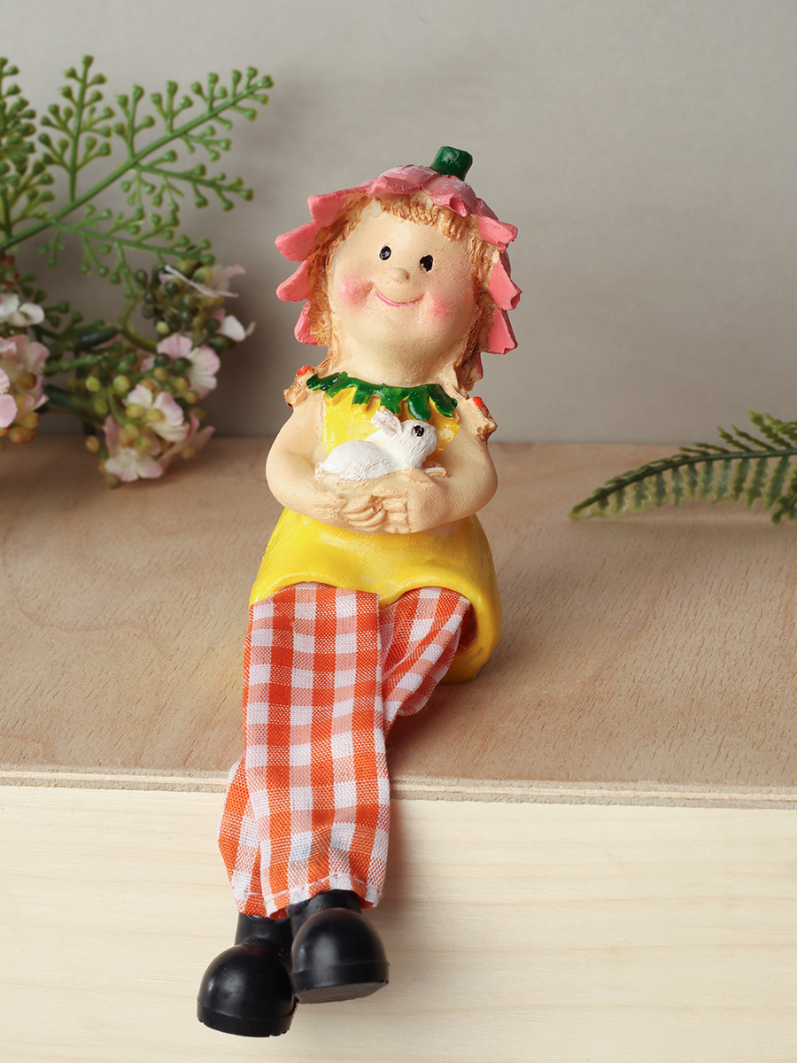 Фигурка висячие ножки Цветочная фея 10 см / YG773 /уп 2/288/микс