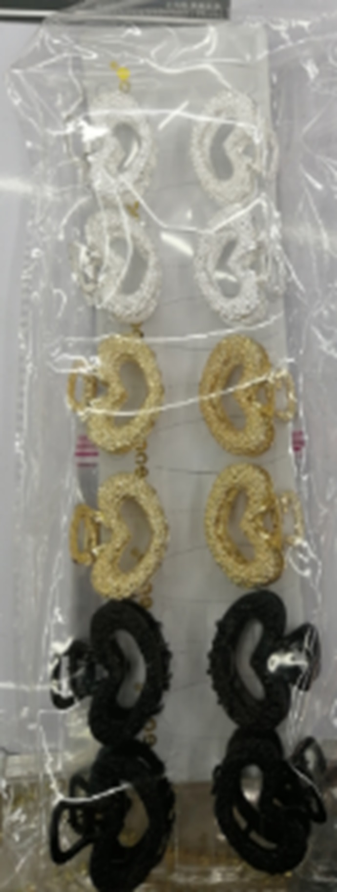 Краб для волос 7,5 см Сердце / GTJ-15 /уп 12/металл