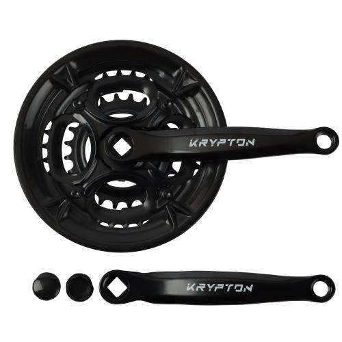 Система KRYPTON JH-S203, 170mm, 24/34/42T, с защитой, ST+ST, квадрат, черный/уп12