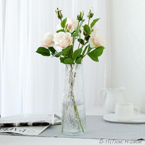 Ваза для цветов 29 см / WRD-122 /уп 20/ без и/уп