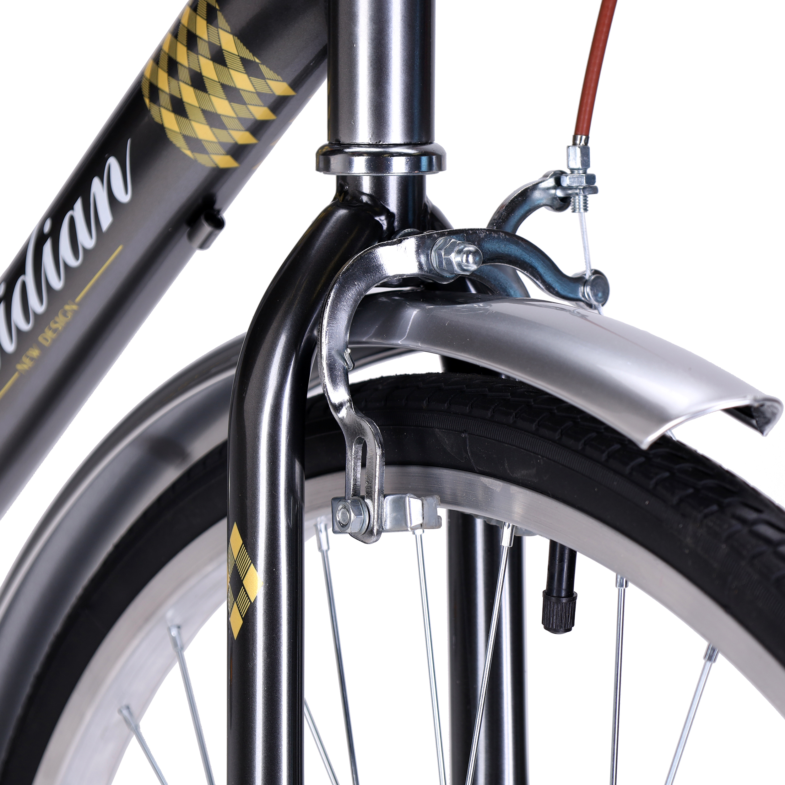 Велосипед городской MERIDIAN CITY 26" одна скорость, ножной тормоз цвет: чёрный