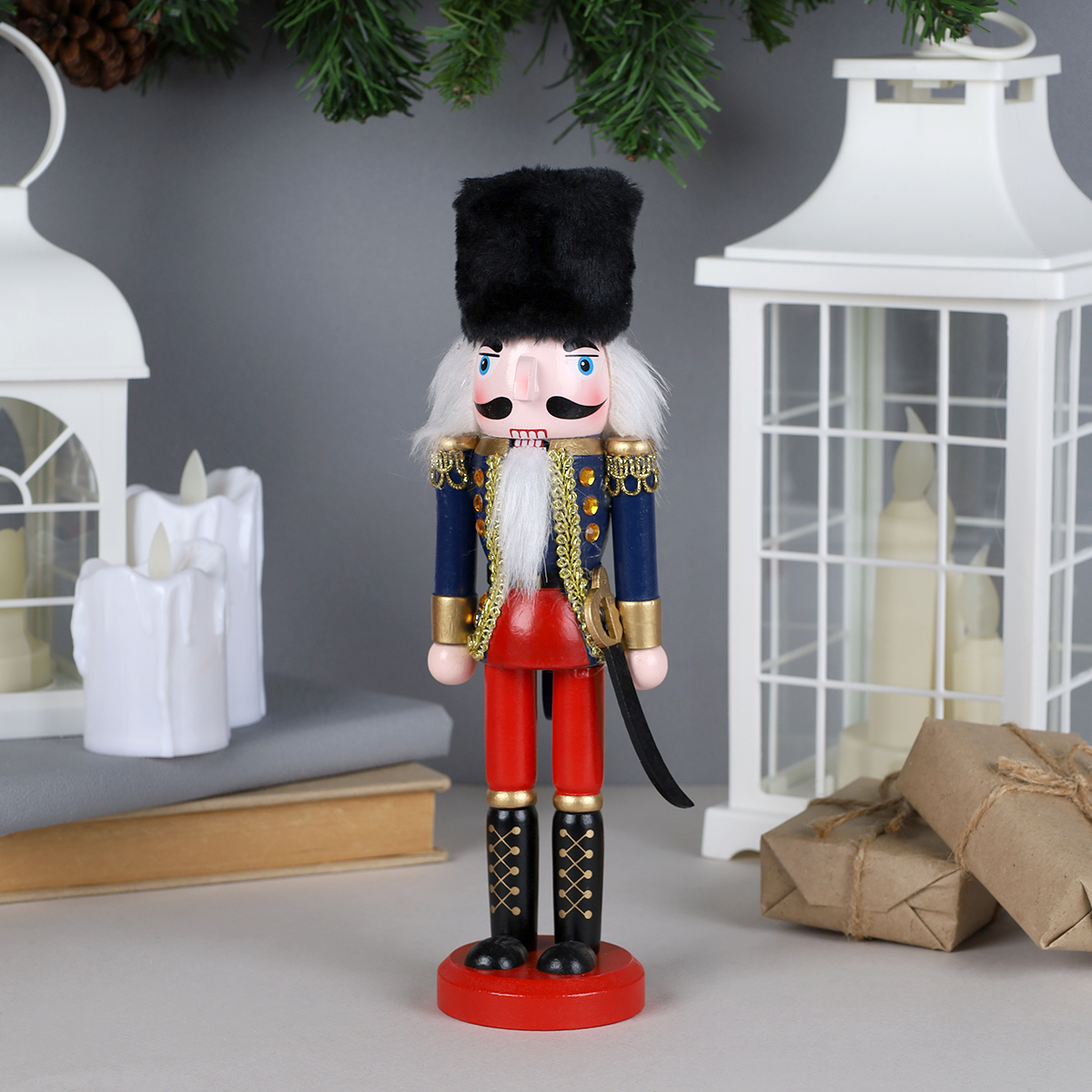 Новогоднее украшение Щелкунчик 25 см / TU-475 /уп 48/без выбора формы