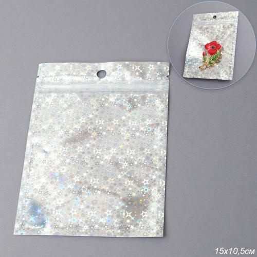 Пакет подарочный 10,5х15 см / ZIP-05 /уп 100/5000/ zip-lock застежка