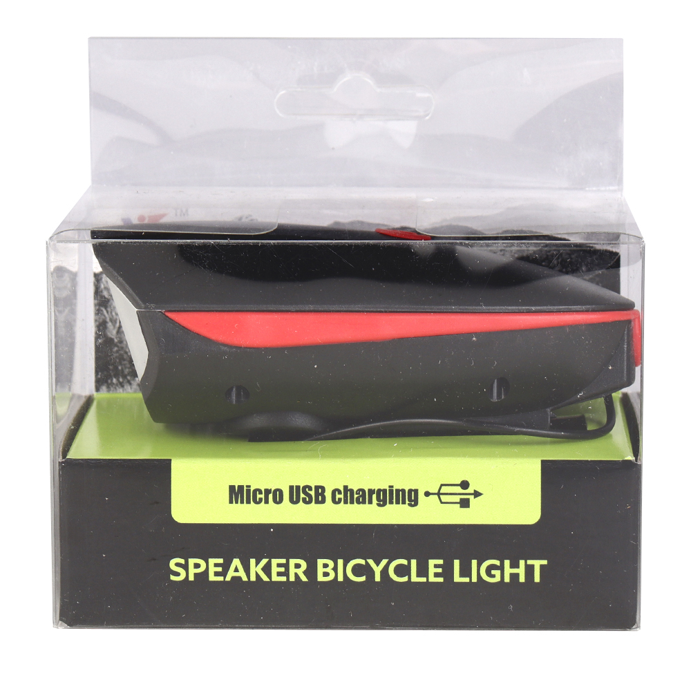 Фонарь передний COMIRON "EASY" корпус: ABS; свет: CREE XPG, 250lm; аккумулятор 1200 mAh, USB, сигнал 140Дб, влагозащищённый, красный. АКЦИЯ/уп 60/120/