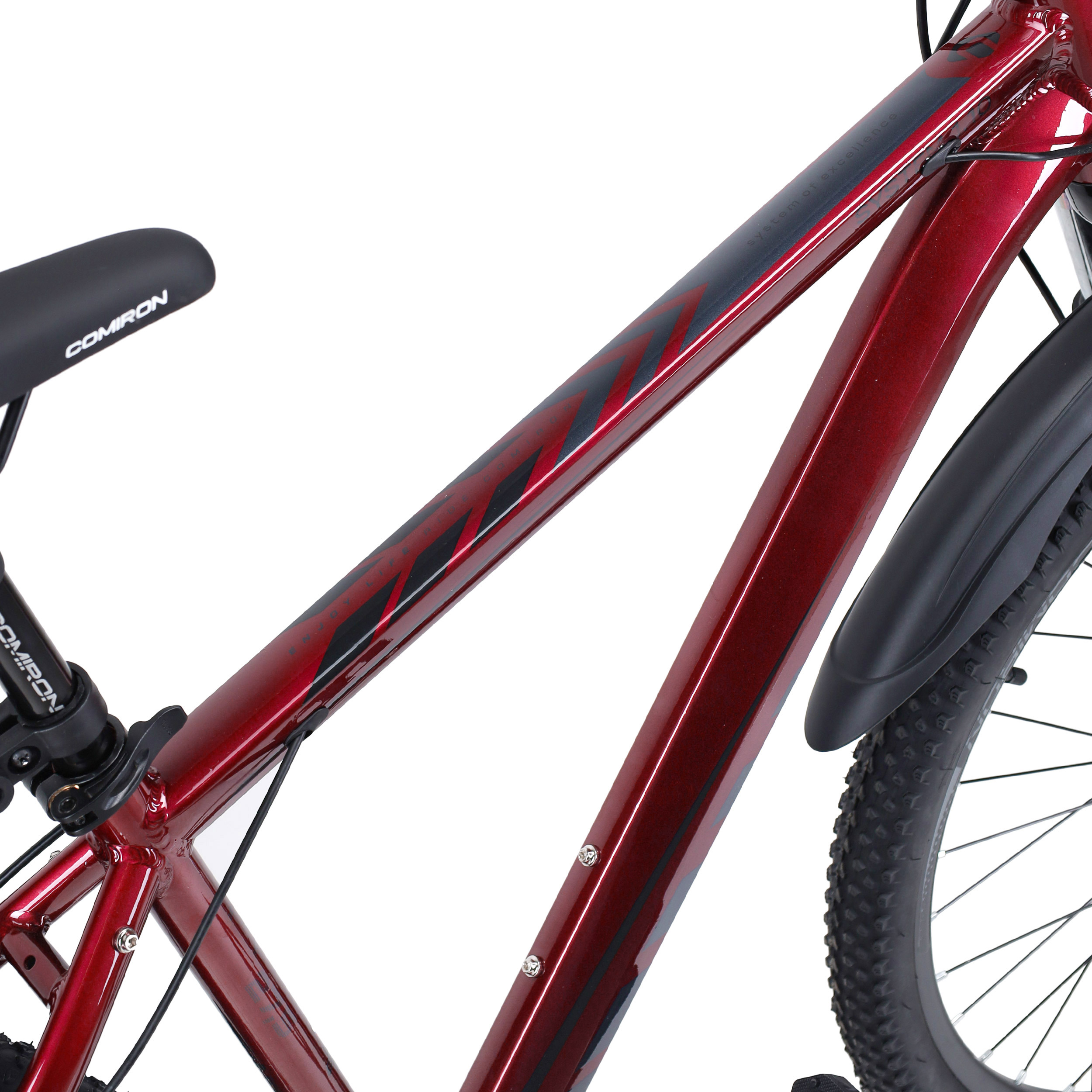 Велосипед 27,5" рама 19" 1x10sp COMIRON SYSTEM красный
