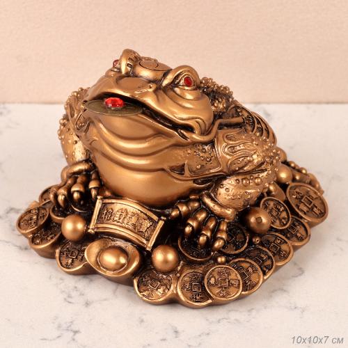 Фигурка Жаба денежная 10х9х8 см / GN485 /уп 50/