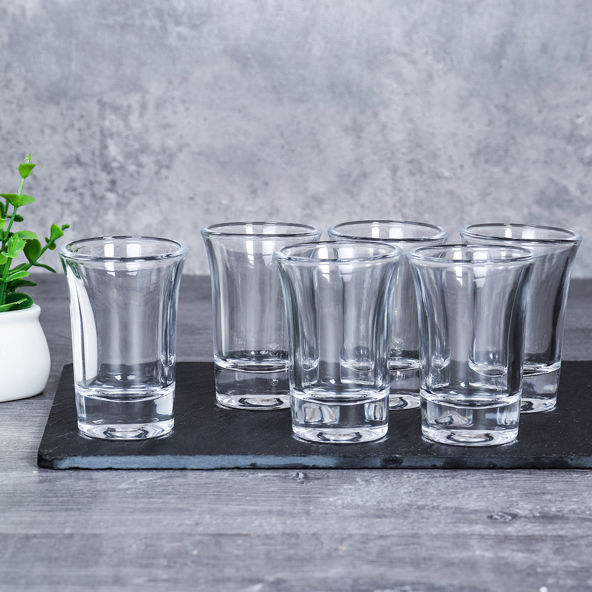 Стопка 6 штук 40 мл Круг / Y301 /уп 24/