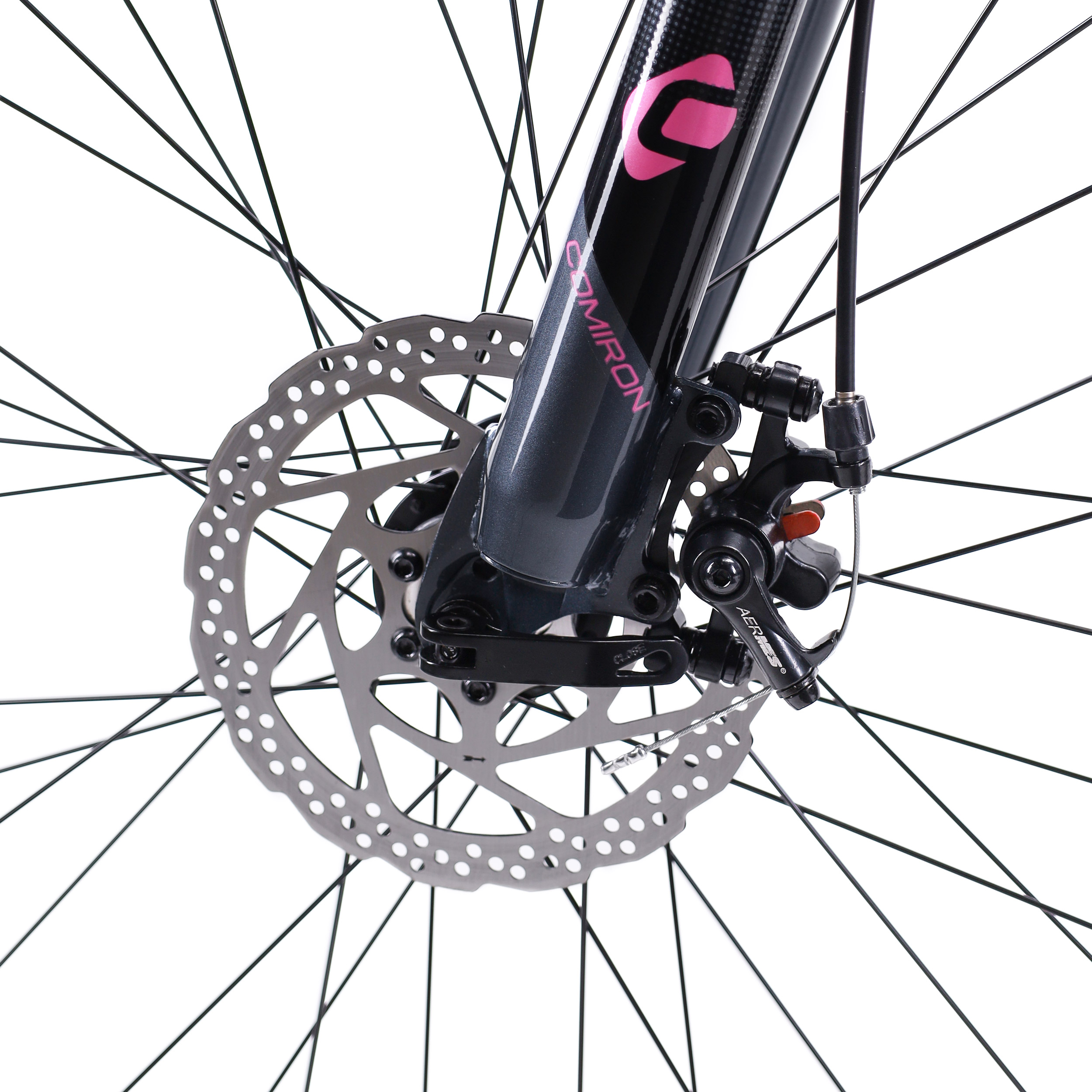 Велосипед 27,5" рама 17" 1х10sp COMIRON DESIRE розовый дымный