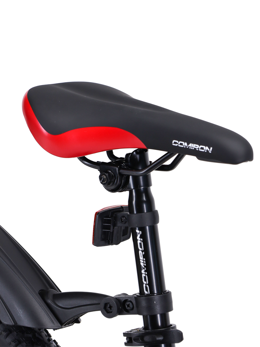 Велосипед 27,5" рама 19" 1x10sp COMIRON SYSTEM чёрный красный