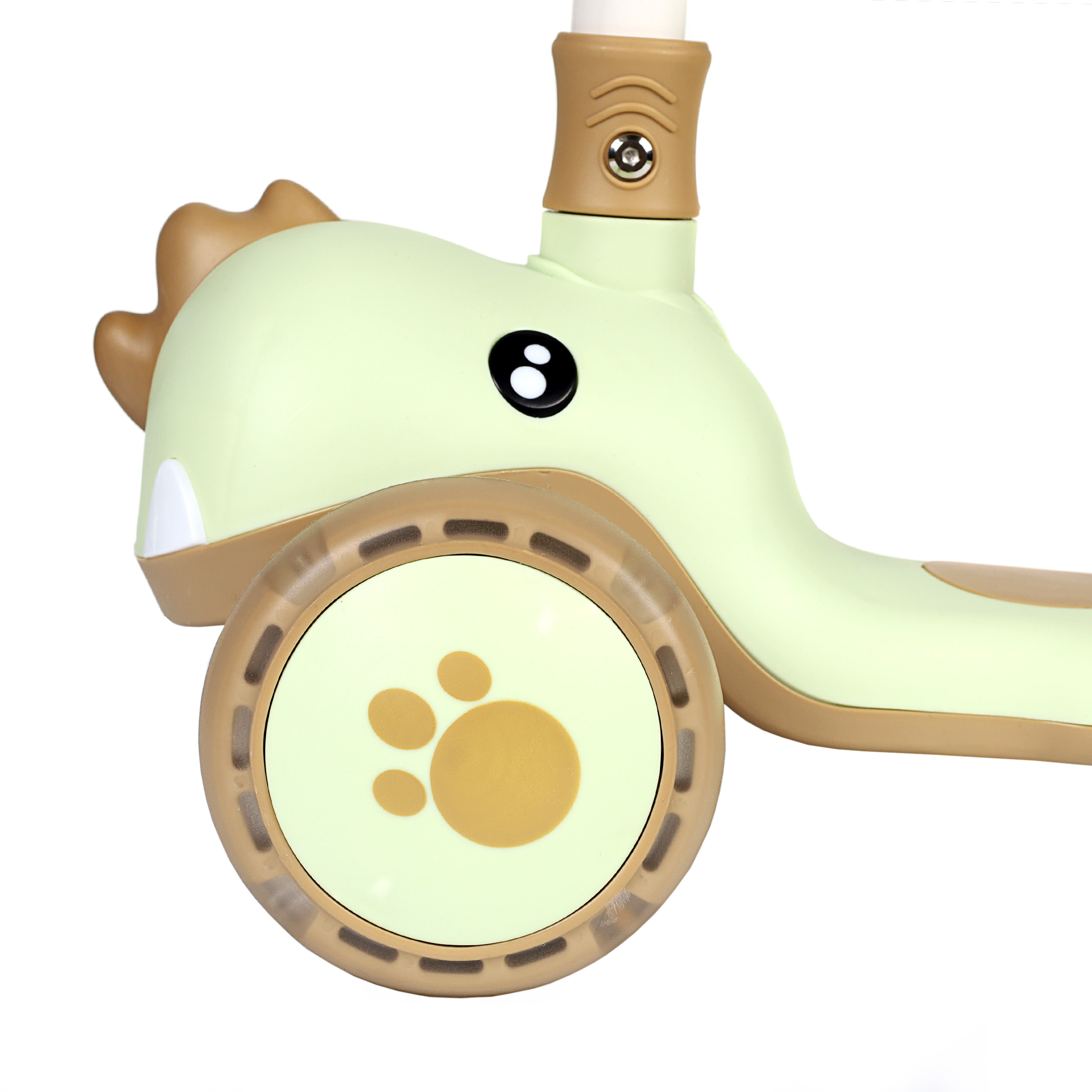 Самокат 3-х колесный SCOOTER Дино / 8101 /уп 8/ мятный