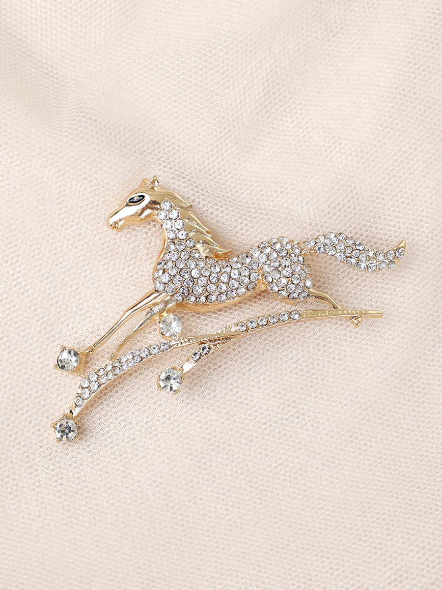 Брошь Лошадь Символ года 2026 / 5-1 /уп 24/