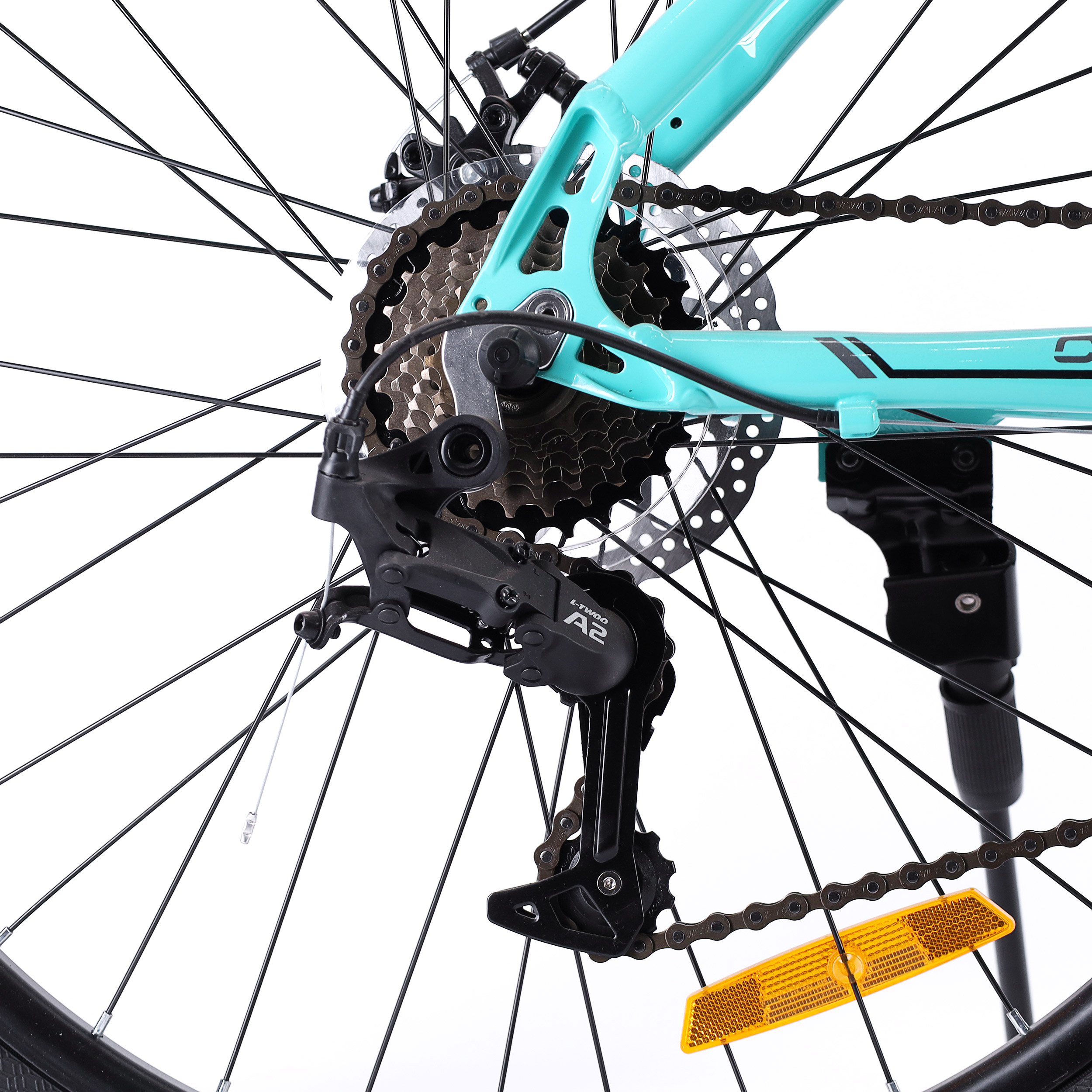 Велосипед 26" рама 17" 21sp GT510 M COMIRON SAKURA мятный