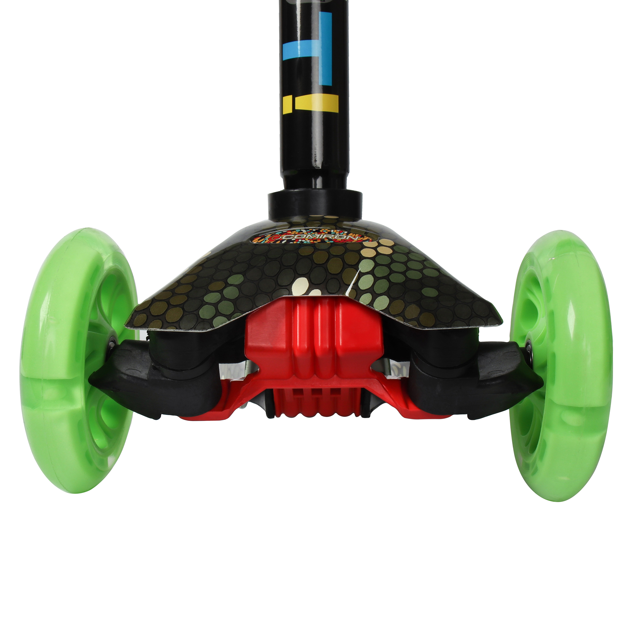 Самокат трехколесный для детей от 3-х лет Yeenot GT4108P56, нагрузка до 50кг, вес 2.3кг, светящиеся колёса PU116мм, цвет хакки 3 БК/уп10