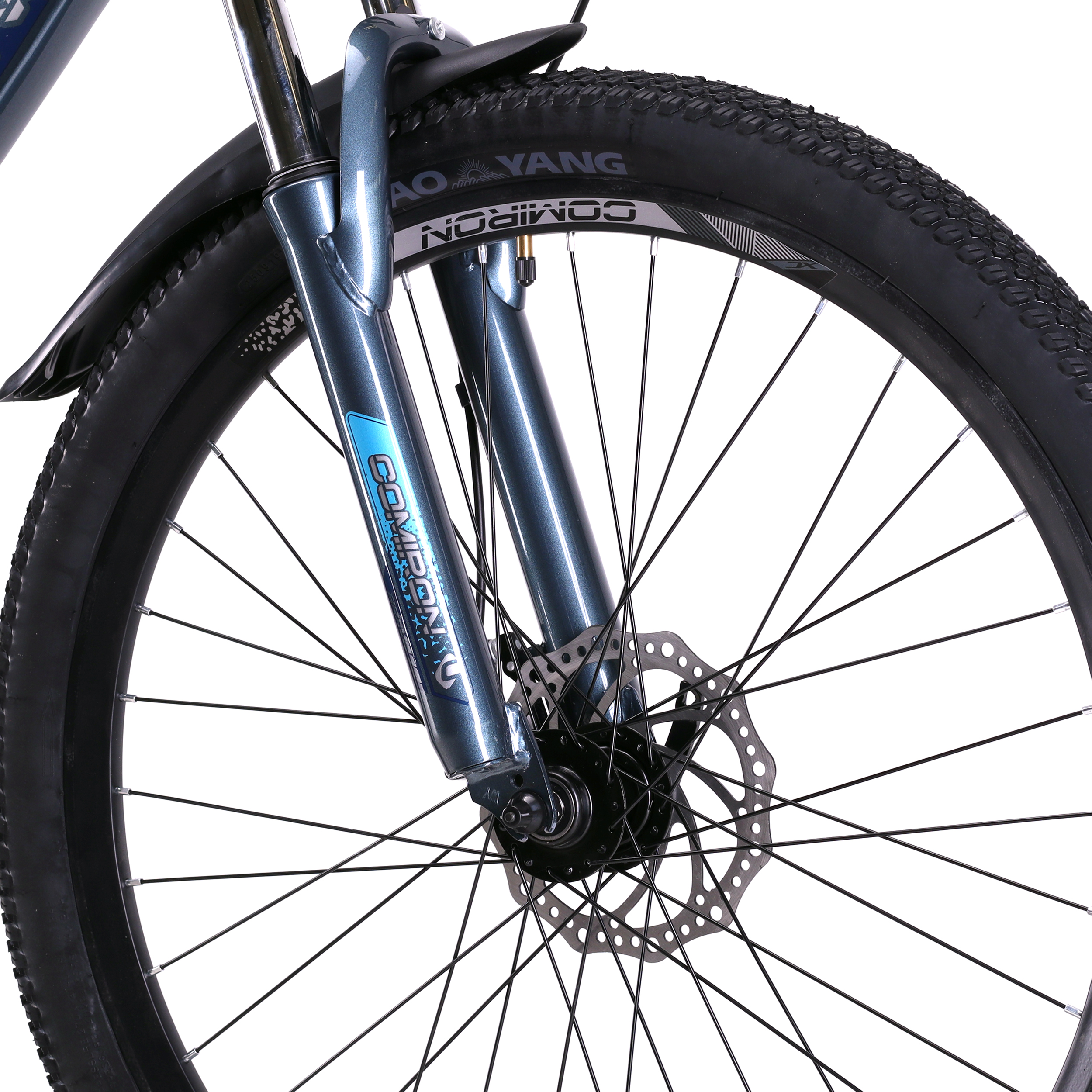Велосипед 26" рама 15" 21sp CB640 DB COMIRON BRAVE тёмно-синий голубой кристальный металлик