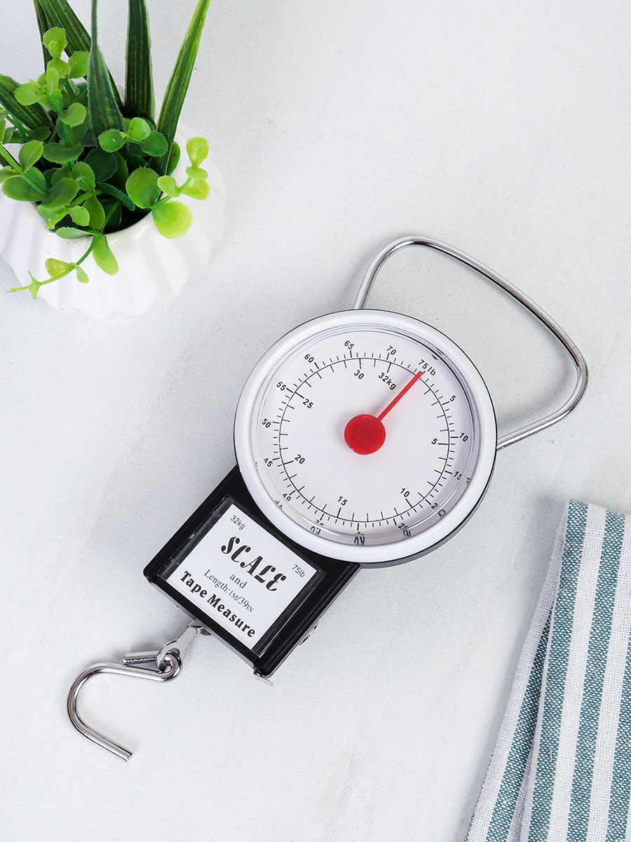 Весы безмен 32 кг круглые / 32KG /уп 100/