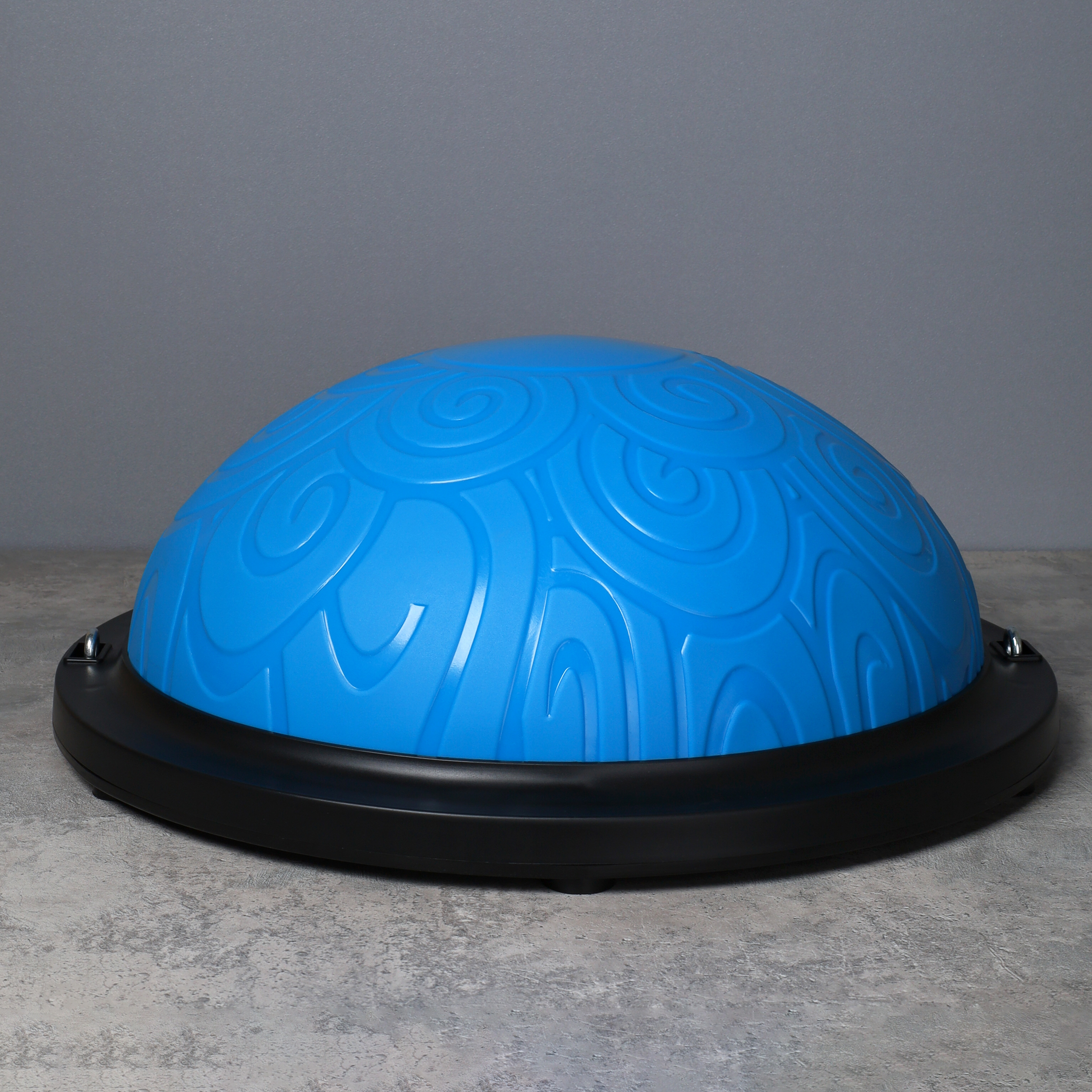 Полусфера балансировочная BOSU 46см Woohooo Curls эспандер, насос/ синий / B46Cu-B/ уп5