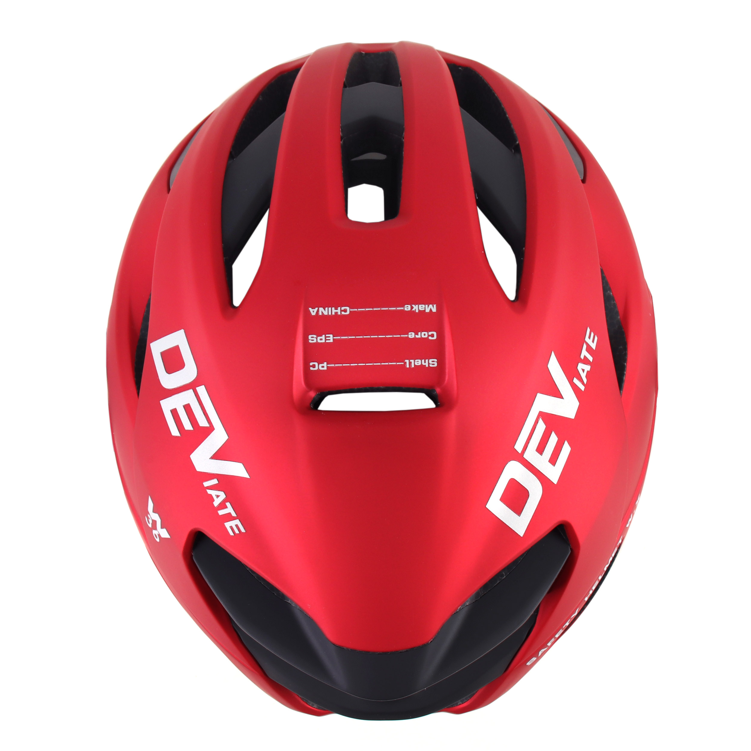 Шлем велосипедный, Цвет красный матовый. Размер: М.  / W36RM-M / уп 25