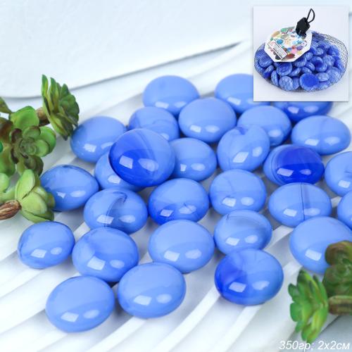 Декоративные камни 350г синии / 7-21/1 /уп 50/