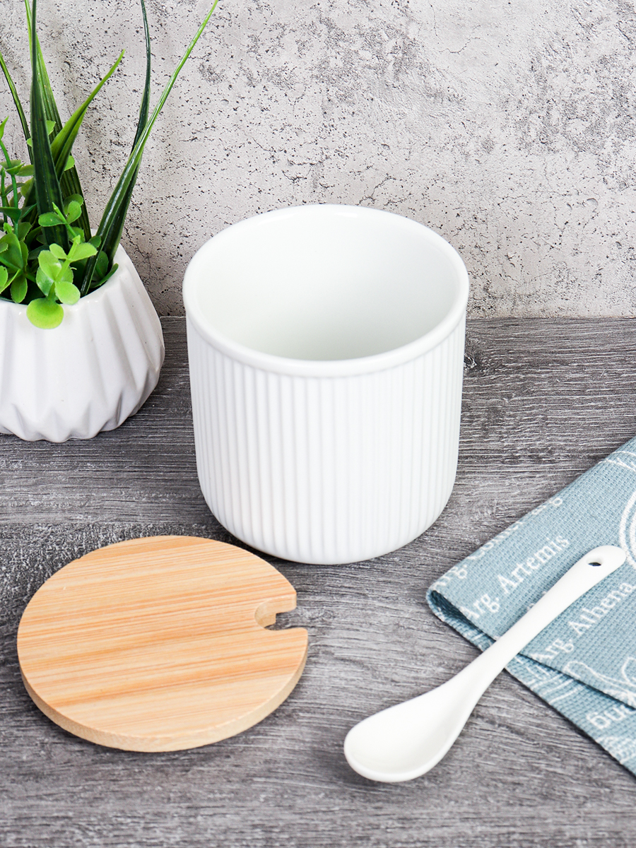 Банка для специй с ложкой 300 мл / SW-125 /уп 72/