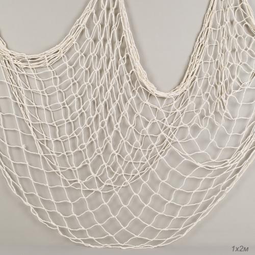Сеть декоративная 1х2 м бежевый без ракушек / F330 /уп 100/