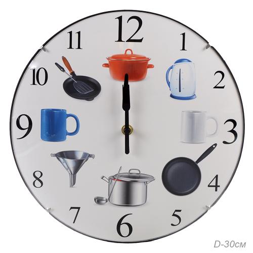 Часы настенные 30 см / 01DJ-1 /уп 30/