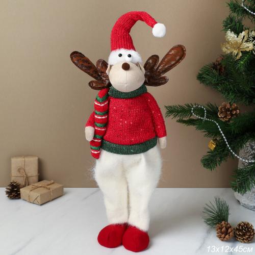 Новогоднее украшение Олень 45 см / AW-105 /уп 48/