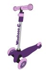 Самокат трехколесный Woohooo Beamy Fizzz / нагрузка до 50кг / вес 2.3кг / светящиеся PU колёса / Цвет "Ягодный Смузи" / уп10