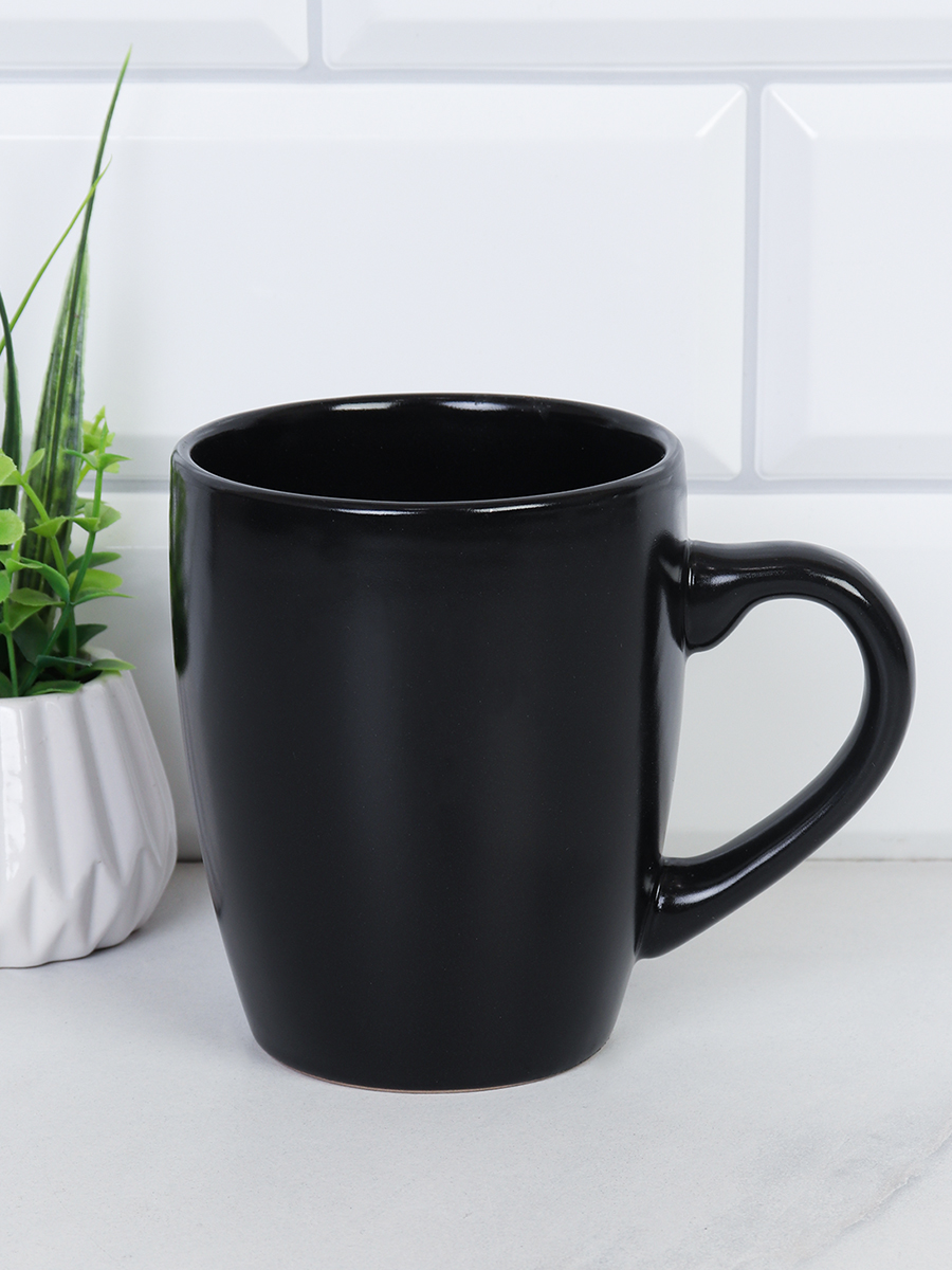 Кружка / 12OZ CS-200 черный /уп 6/24/ Черный матовый