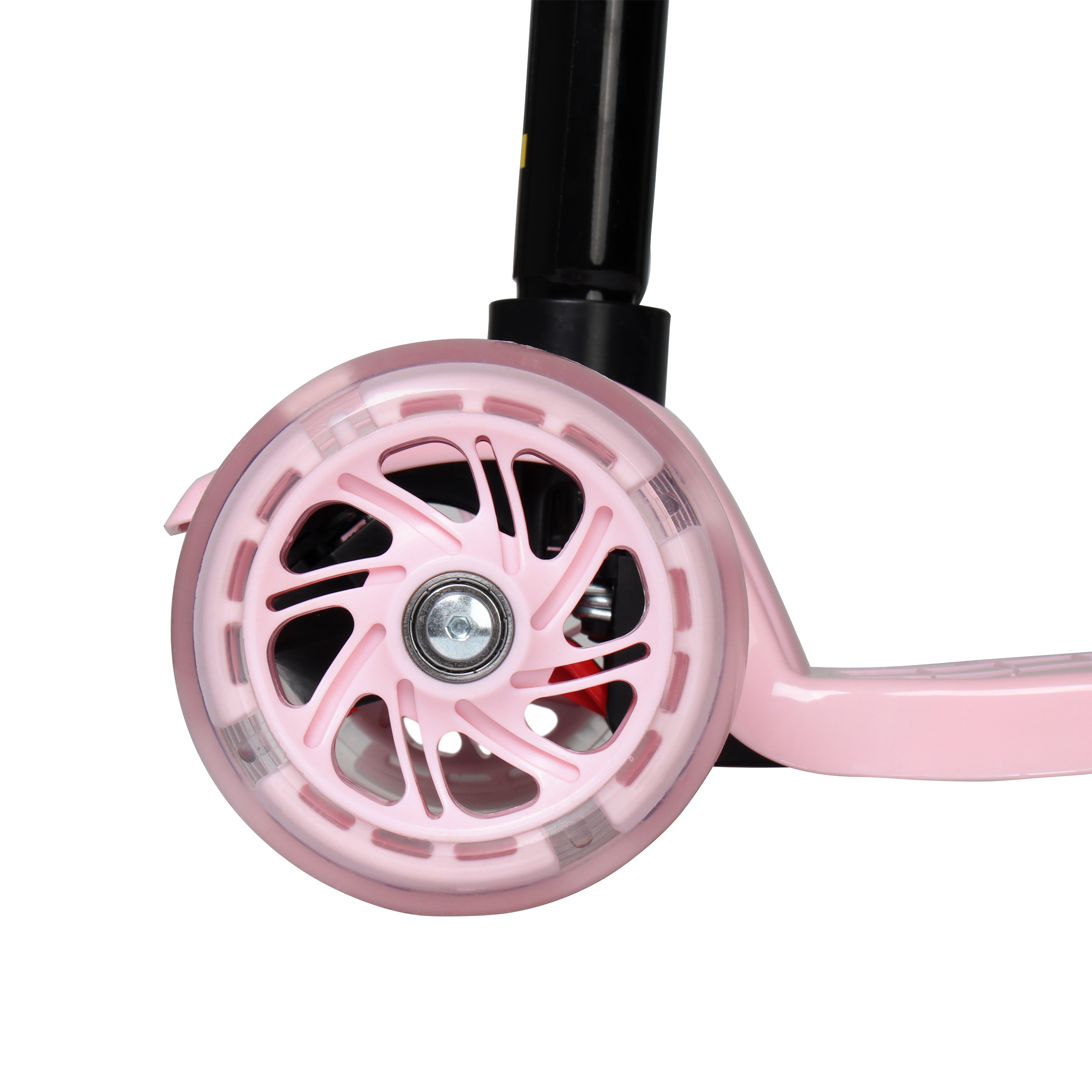 Самокат трехколесный от 3-х лет Yeenot Kids GT4108, до 50кг, вес 2.3кг, свет. колёса PU 116мм ABEC7, розовый, БК/уп10/ АКЦИЯ!