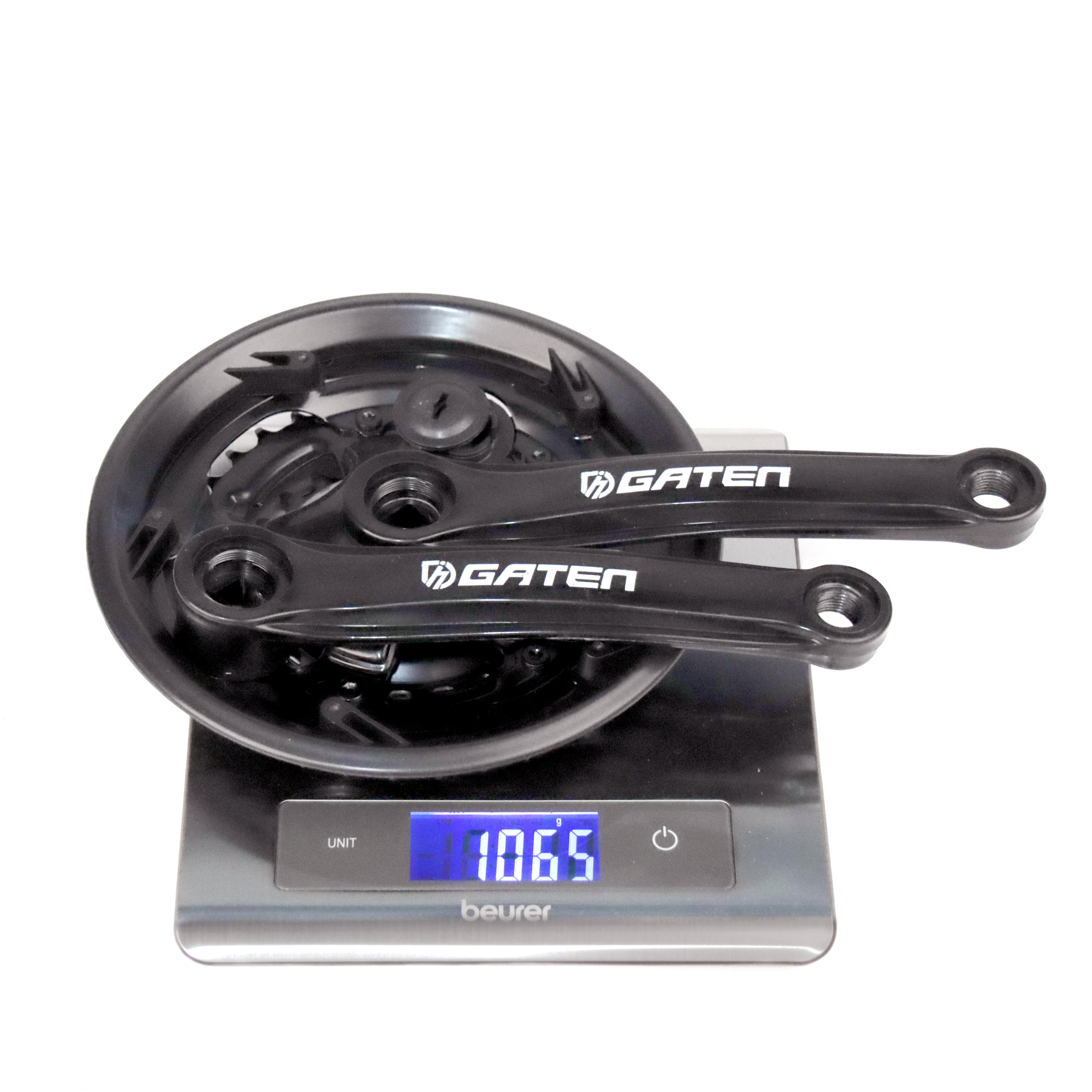 Система шатунов GTN24 24/34/42T шатуны стальные в пластиковом корпусе P015-170мм, стальные чёрные звезды PS3015P3, вес 1073 г /уп 16/