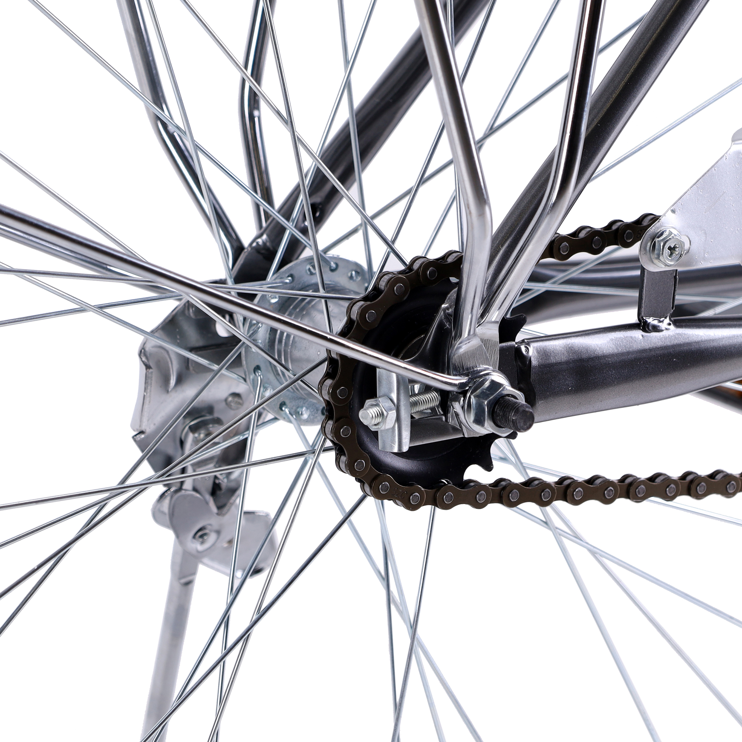 Велосипед городской MERIDIAN CITY 26" одна скорость, ножной тормоз цвет: чёрный