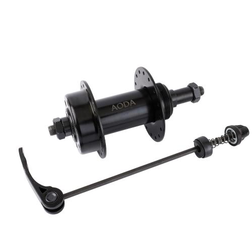 Задняя ступица, 135мм, disc-brake, 32 отверстия, пром подшипник ISO 600ZZ, сталь, эксцентрик, freewheel, /AO-ST-RE32/черный/ уп 50