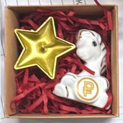 Подарочный набор Новогодний № 1ПС / Символ года+свечка/ПС