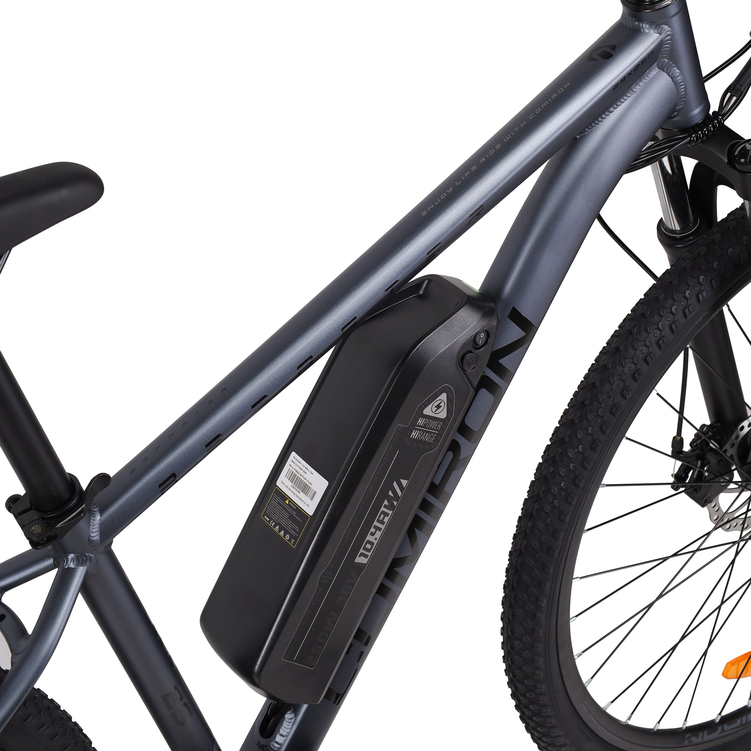 Электровелосипед 29" рама 17" COMIRON BeFASTER 7SP SHIMANO 250W 36V/10.4AH чёрный