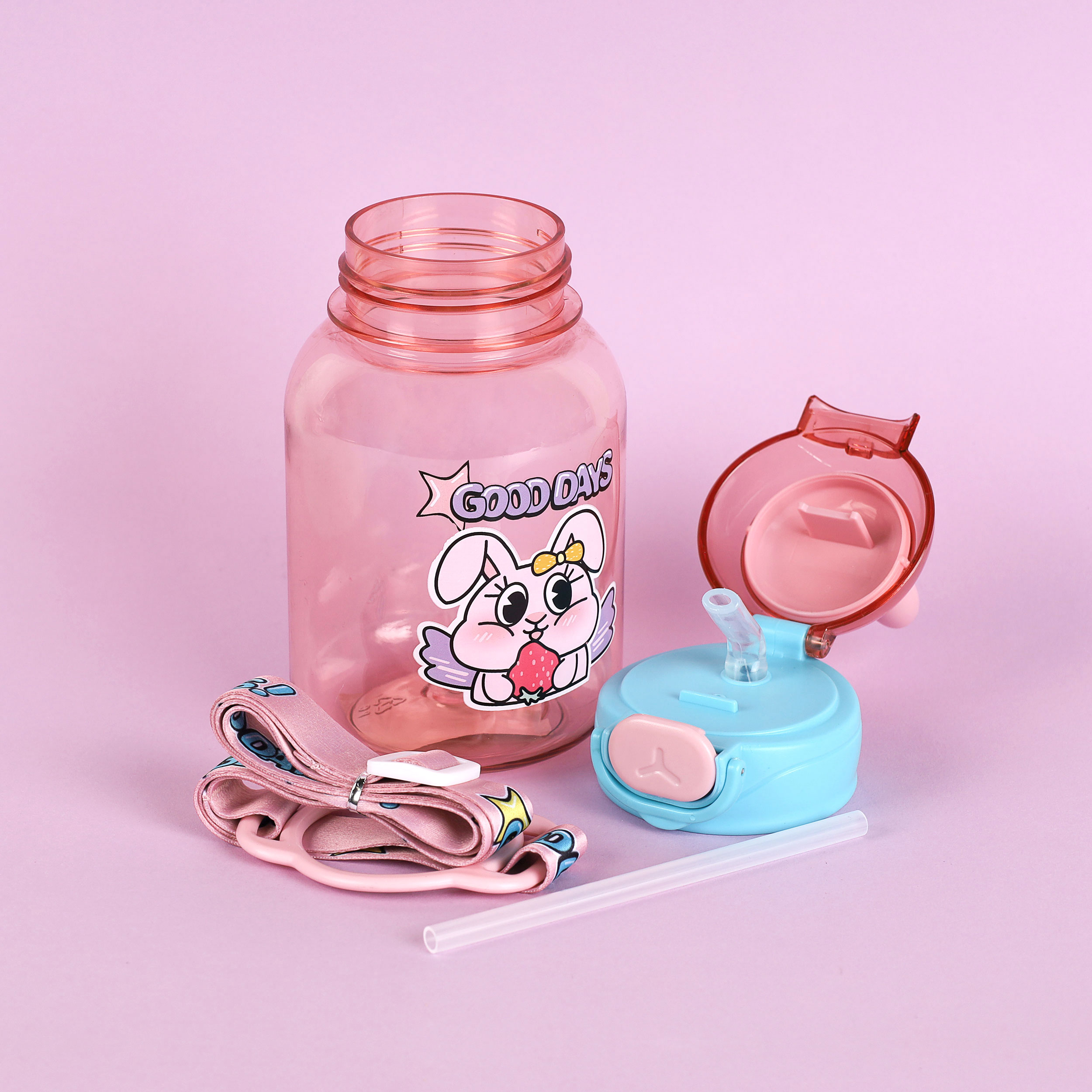 Бутылка для воды Woohooo Good Days 600 ml / Пищевой PP / уп 80 / АКЦИЯ