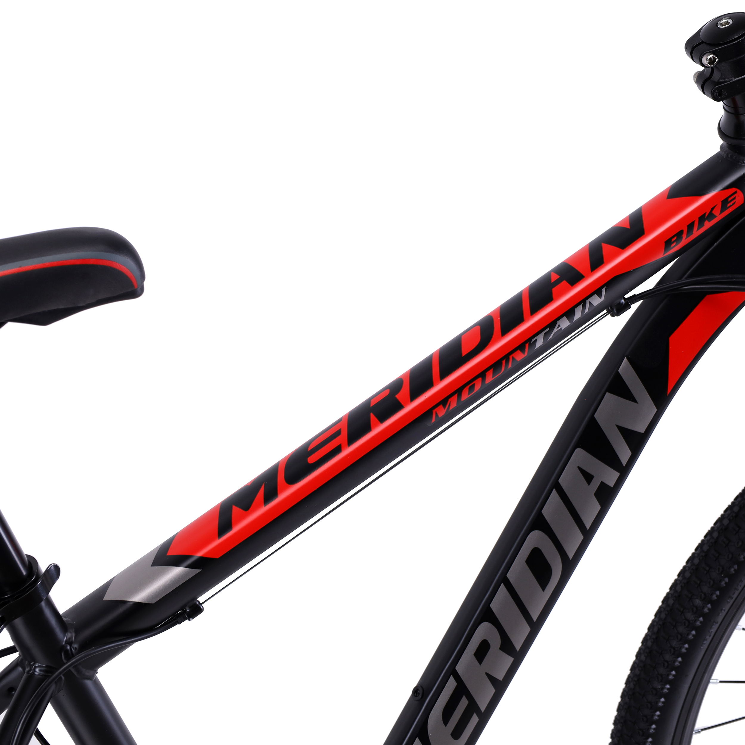 Велосипед горный MERIDIAN MOUNTAIN II 26-17" 21S DISC BRAKE цвет: чёрный-красный