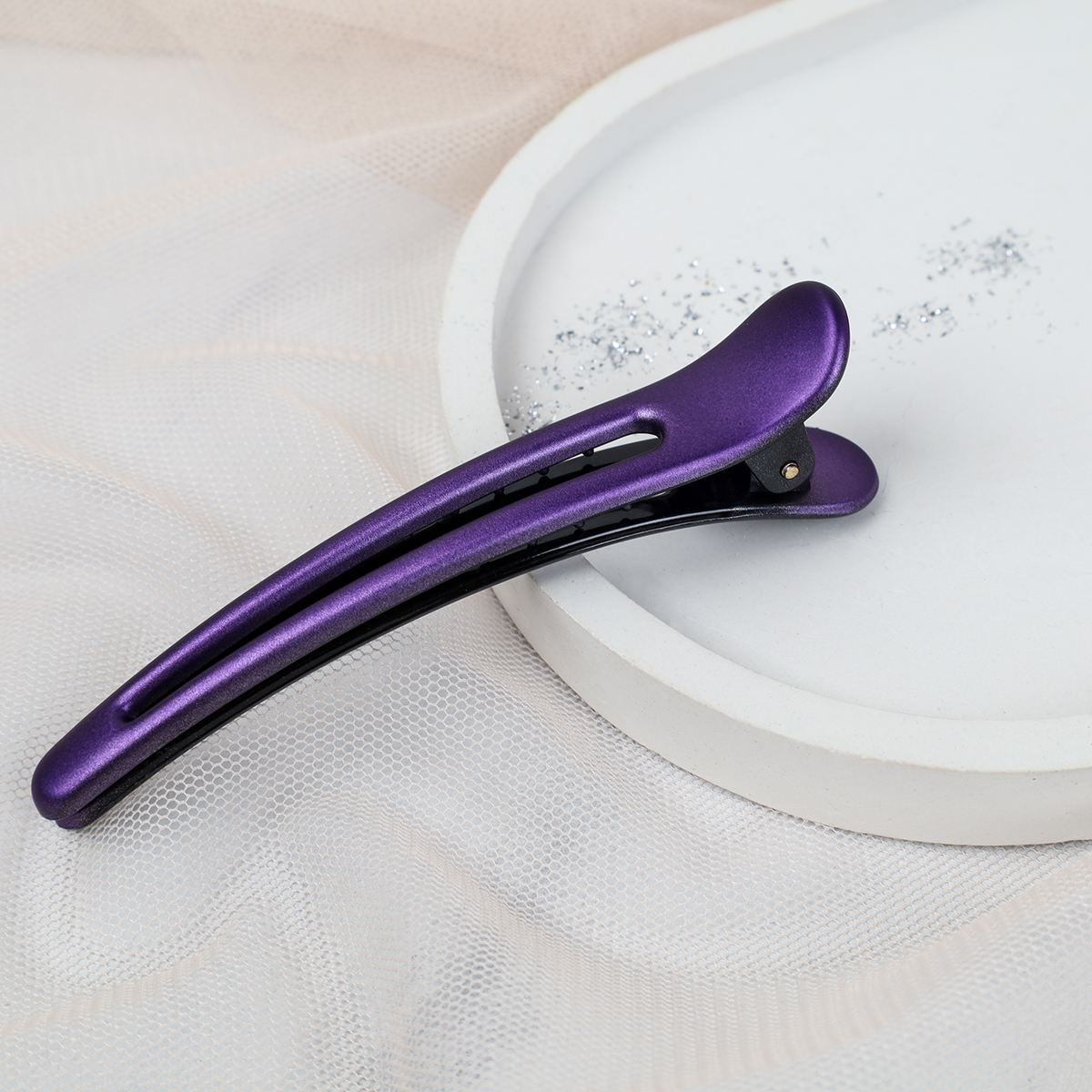 Зажим для волос перламутровый микс / N3012-7 /уп 1/ 723807