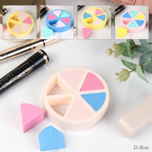 Спонж для макияжа набор 6 штук / GESSIE-7 /уп 20/250/726820