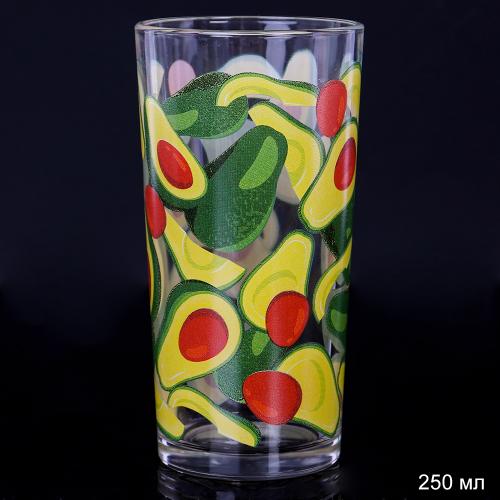 Стакан 250 мл Авокадо / Д1256/097 /уп 30/ высокий АКЦИЯ