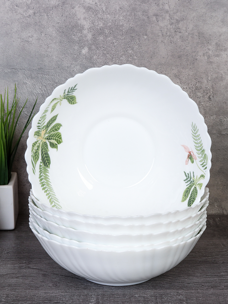 Набор суповых тарелок 6 штук 650 мл 175 мм / TW-70 (6750) Тропики