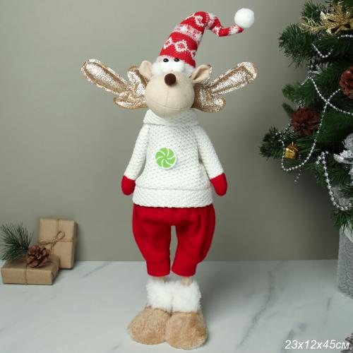 Новогоднее украшение Олень 45 см / AW-102 /уп 48/