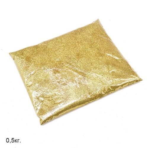 Глиттер золотой / 256-1/96 /уп 20/ 500 г