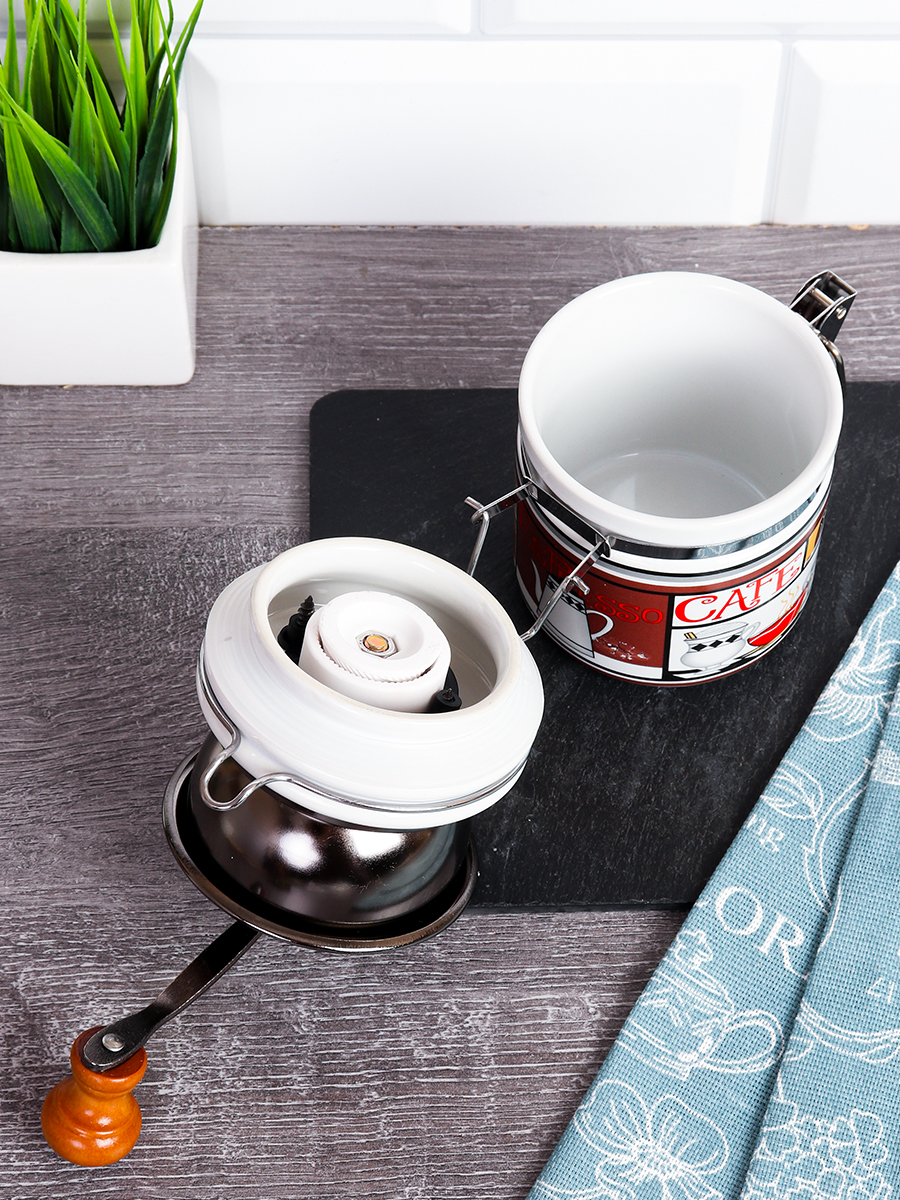 Кофемолка с ручкой 380 мл / 93-536 /уп 36/